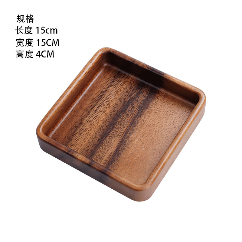 木の果物の皿のトレーは果物の鉢の瓜の子の果物のお菓子の家庭のお茶のナッツの乾燥した果物の皿を重ねることができます。|undefined