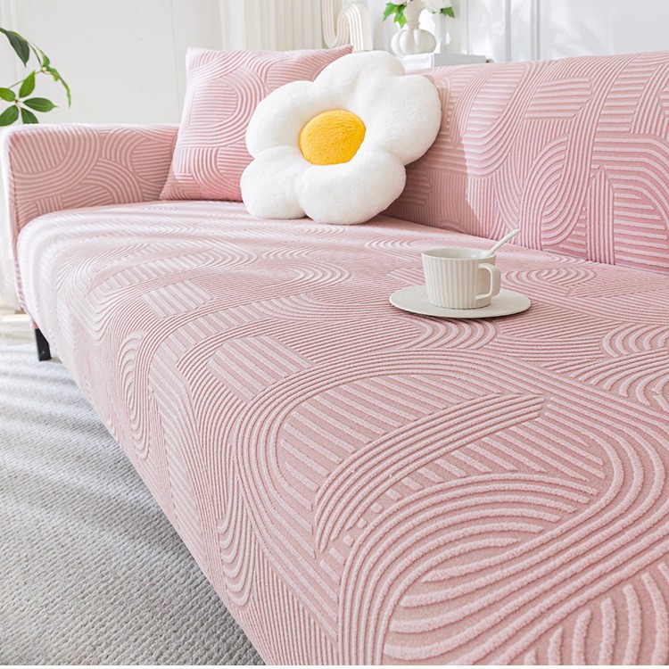 Funda de sofá de estilo crema de alta calidad Funda universal con todo incluido Funda de sofá perezoso universal de cuatro estaciones Cubierta de tela anti-rasguño