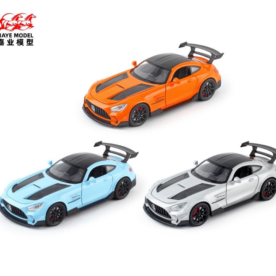 1:22 Mercedes-Benz GT3 simulación de aleación de coche modelo de sonido y luz Tire hacia atrás modelo de coche de juguete para niños decoración de coches al por mayor