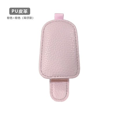 Card Holder Bill Customization — Car Glasses Clip/Bill Clip - pink-with-pink-ear-style