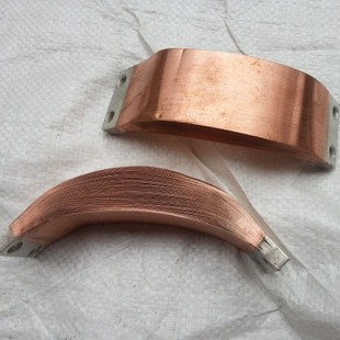 Laminated Copper Foil Soft Connection Punching Bending Tin Plating Processing Copper Busbar for High and Low Voltage Transformer Electrical Equipment