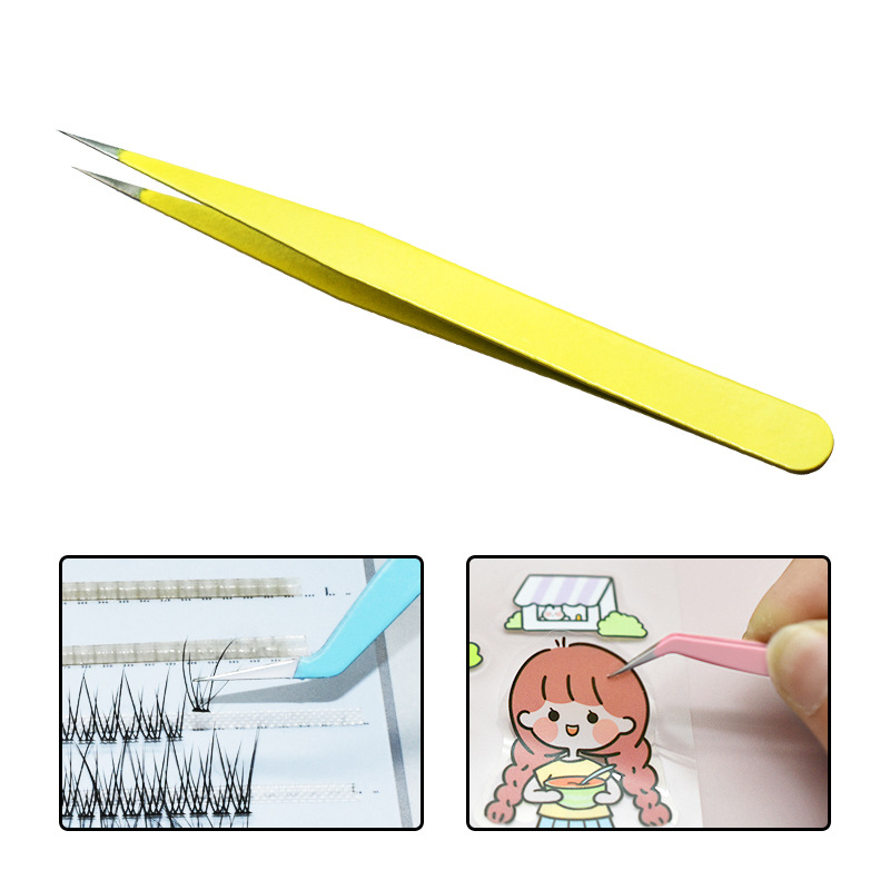 1.0mm 뾰족한 입 라이트 옐로우 스트레이트 헤드