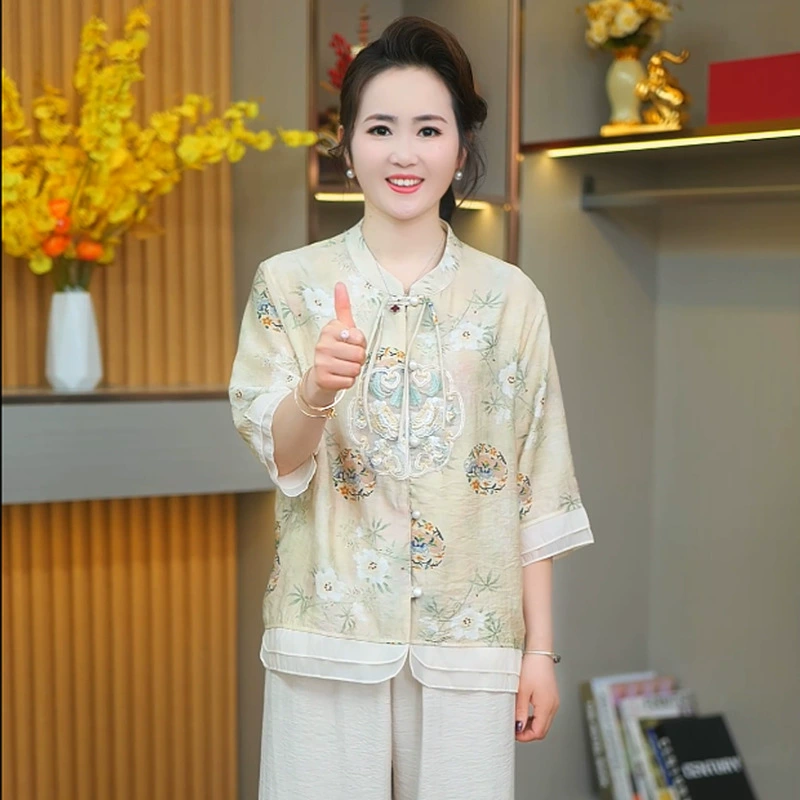 2025 новый костюм мамы Ouo китайский стиль
