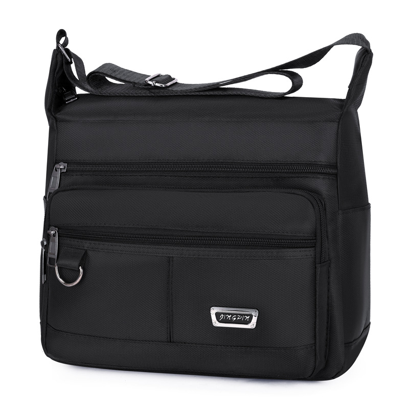 Men's Large Capacity Oxford Cloth Bag New Men's Casual Bag Simple Crossbody Bag Travel Bag Men's Single Shoulder Bag