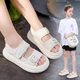 Girls' Sandals Summer Children's Shoes 2025 Children's Open Toe Beach Shoes Large Children's Velcro Fashion Princess Casual Shoes