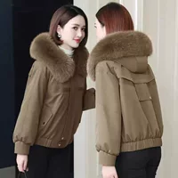 Winter short warm down jacket, for teenagers