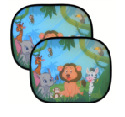 Children's Car Curtains, Sunshades, Magnetic Sunshade Curtains, Summer Baby Sun Protection and Heat Insulation Curtains, Cartoon Car Side Window Thick Sunshades