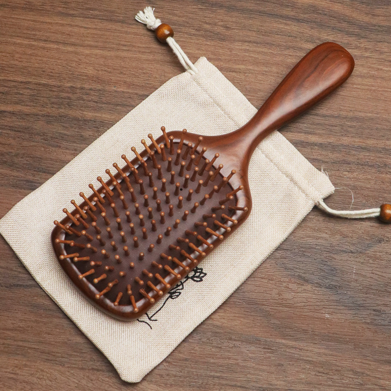天然ゴールデンサンダルウッドエアクッションエアバッグコーム木製ヘアコーム頭皮マッサージコームアウトドア用品木製コームギフトボックス|undefined