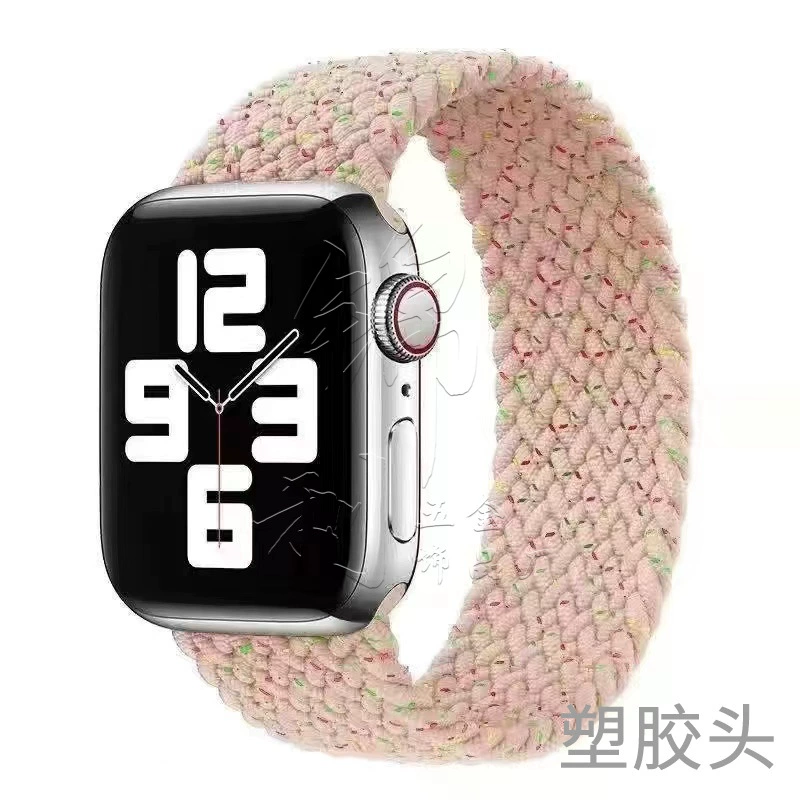 Ремешок для часов (Apple) нейлоновый тканый эластичный однослойный, 22 мм пластиковый разъем, длины 125–165 мм
