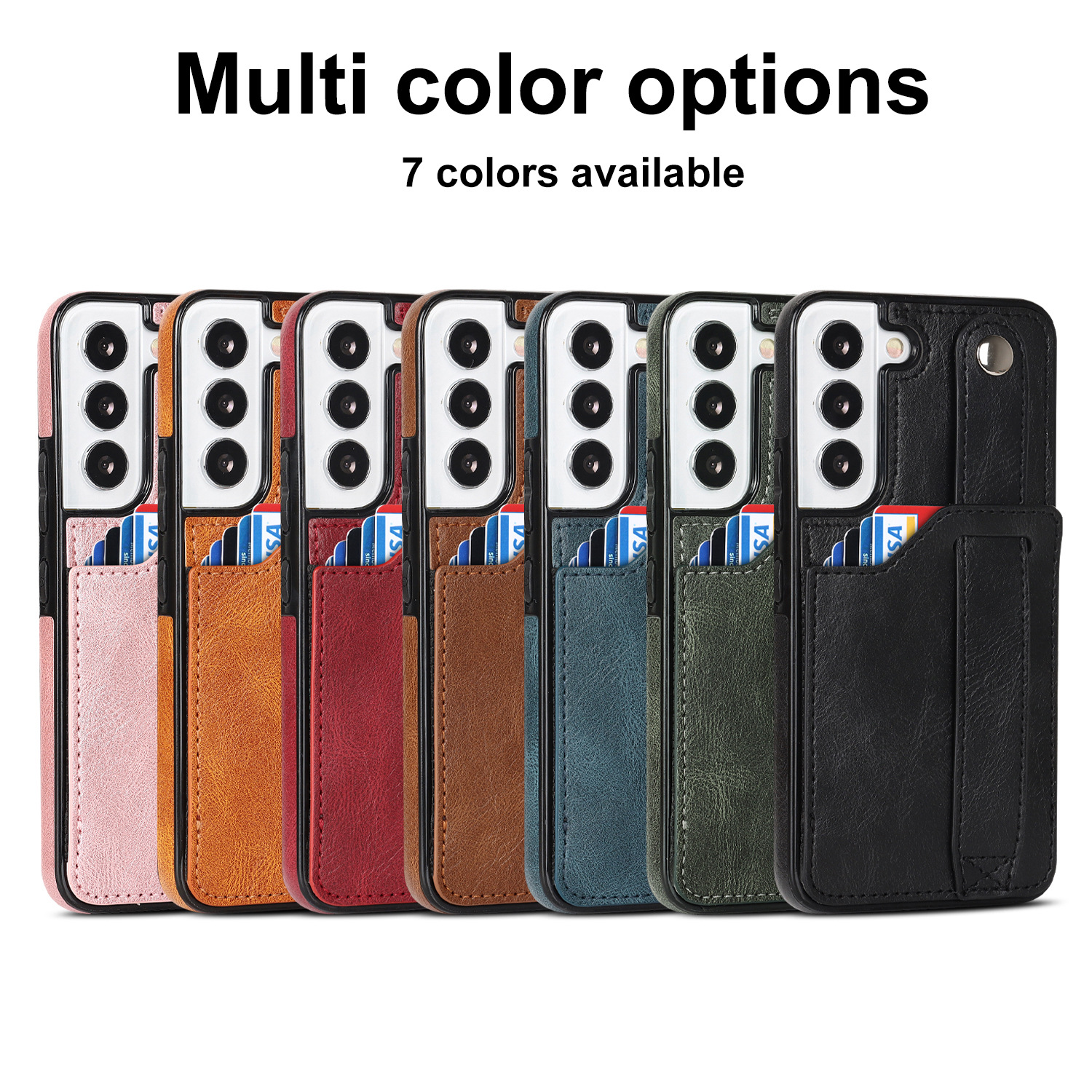 Handyhülle Für Samsung A53 Mit Armband Und Kartenfach Aus Leder_voghion.com