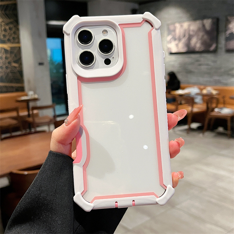 Nueva funda protectora transparente con succión magnética espacial transfronteriza, adecuada para iPhone 16 Pro Max y Apple 17 Air.