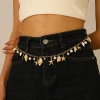 Kc gold large shell 7769 (waist chain)