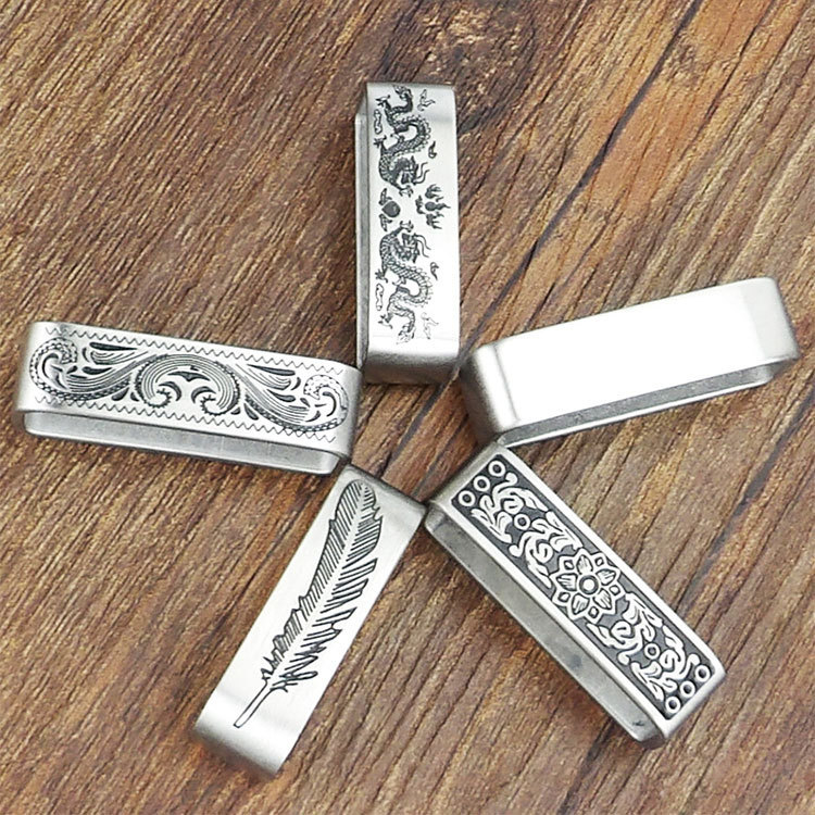 Stainless steel vertical ring belt meson pants belt metal ring ring belt accessories 40 handmade DIY belt meson 3.5
