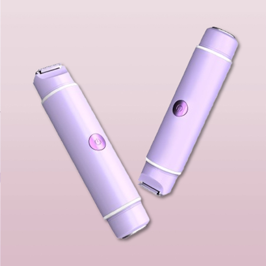 Afeitadora eléctrica femenina 2 en 1 depiladora de doble cabeza para áreas íntimas y axilas cuerpo completo image 7