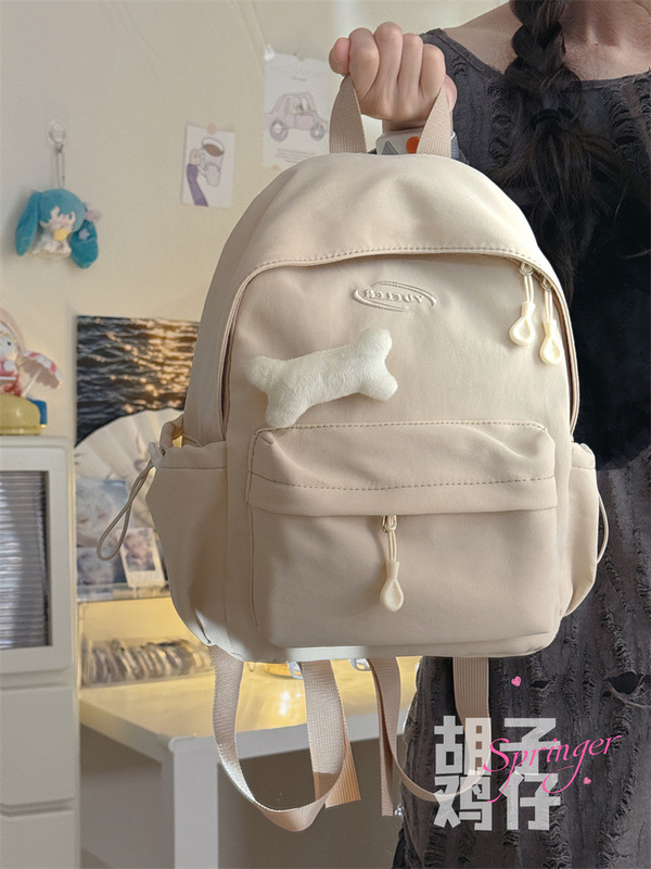 纯色百搭小书包女韩版少女学生迷你双肩包高颜值简约休闲mini背包|undefined