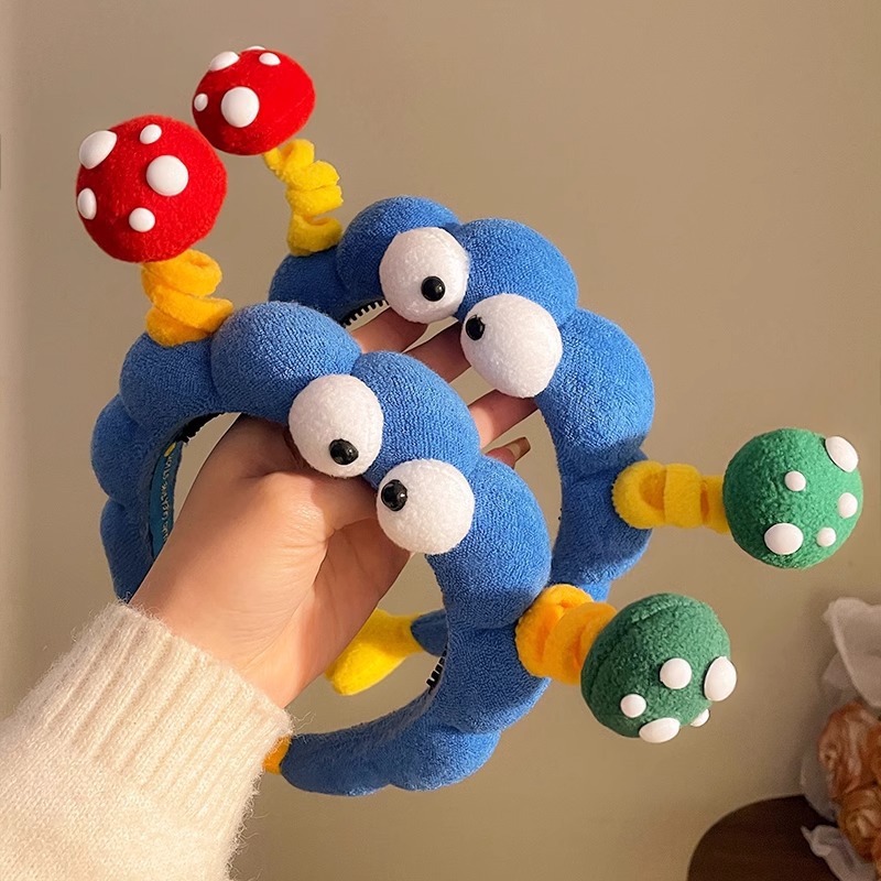 Yu Shuxin con el mismo tipo de pilom nubes de cabello torsión varilla de ojos grandes extraños cabello de esponja interesante adornamiento para el cabello al por mayor