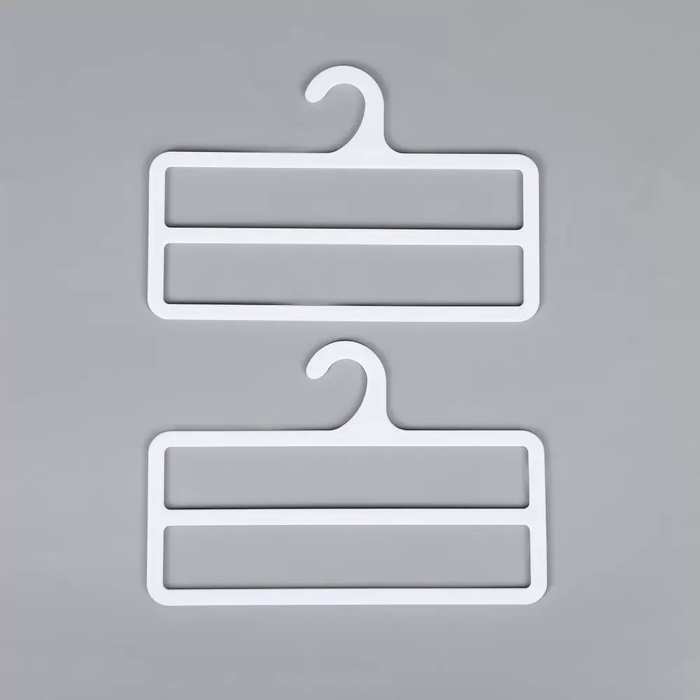 新款商超儿童毛巾展示架塑料衣架成人围巾挂架浴巾架挂毛毯挂架子