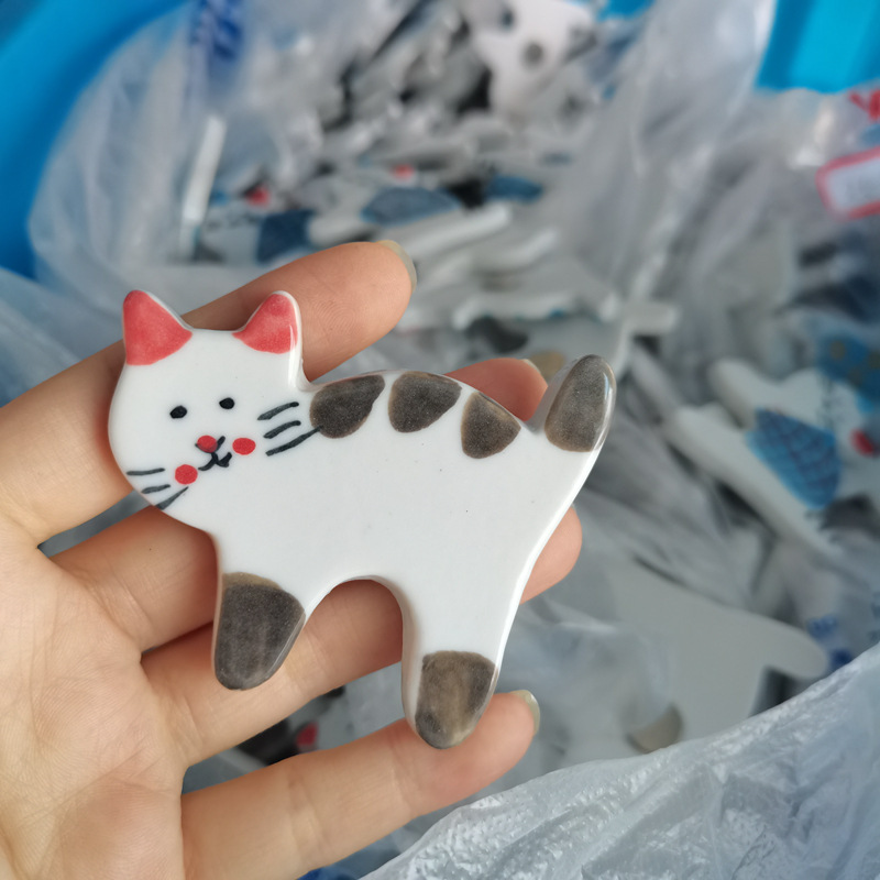 陶瓷冰箱贴创意磁吸十个勤天禾伙人冰箱贴 景区热卖小商品纪念品|undefined
