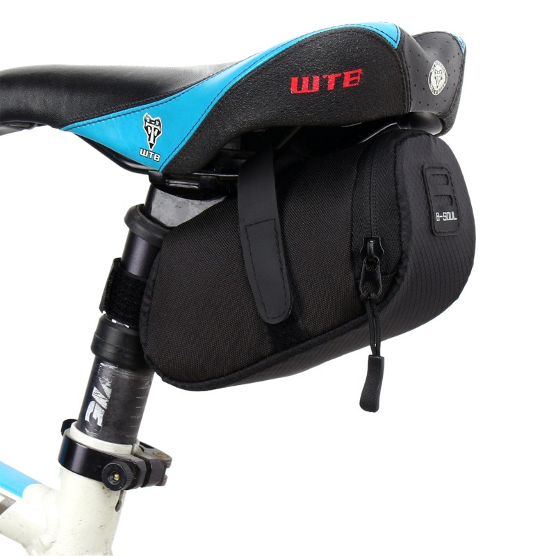 B- SOUL bicycle tail bag saddle bag tool kit mountain bike road folding bike cushion bag riding bike tail bag