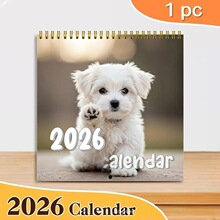 �Ҿ��b�2026�꾫��С���՚v 2026 Desktop Elegant dog Calendar