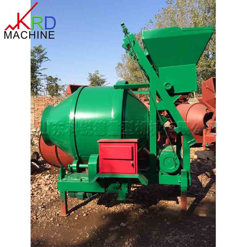 350混凝土搅拌机 建筑工地混凝土搅拌设备 调节支腿移动式拌料车