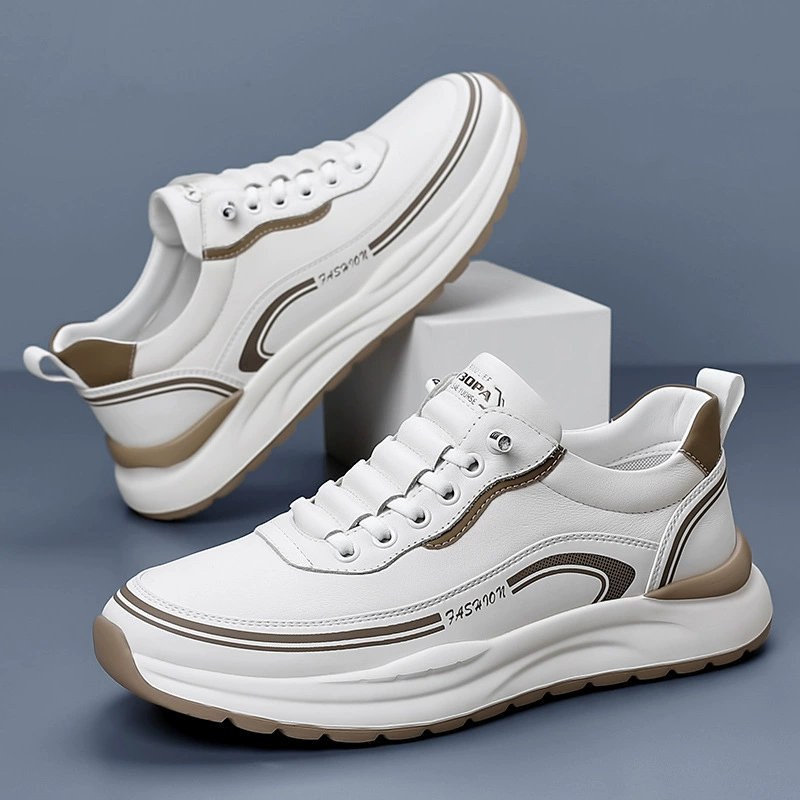 Спортивная обувь мужская новая корейская модная маленькая белая обувь легкая мягкая подошва наружная повседневная обувь один педаль ленивая обувь мужская