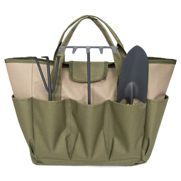 Gardening handbags with 8 spacious pocket gardening tools storage…