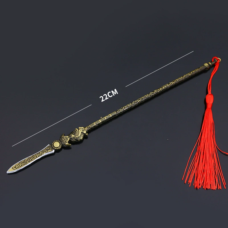Three Kingdoms, Five Tiger Guan Yu Qinglong Yueyue Knife Metal Models Unknown Toys Swing Men Collection Ancient Cold Weapons