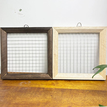 实木304鹿角蕨挂板相框定植板上板空气凤梨挂网种植网框炭化耐腐