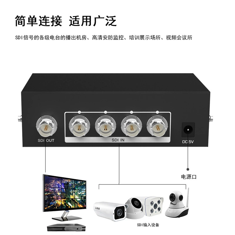 MT-SD401 SDI4 Entry 1 переключатель HD мониторинг вещание поддержка HD/3G-SDI