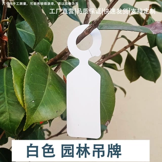 苗木环扣花卉标签大树塑料标签标识牌林木标记牌防水环套挂卡吊牌