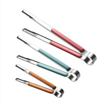 韩式小号冰夹毛巾夹不锈钢食品夹多功能面包夹厨房小工具可加LOGO