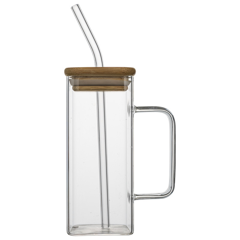 Mango transparente de la cubierta de bambú