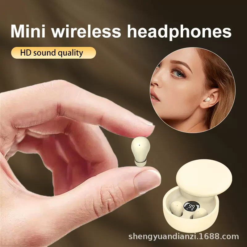 跨境SK26蓝牙耳机新款入耳式真无线降噪超小迷你睡眠双耳蓝牙5.4