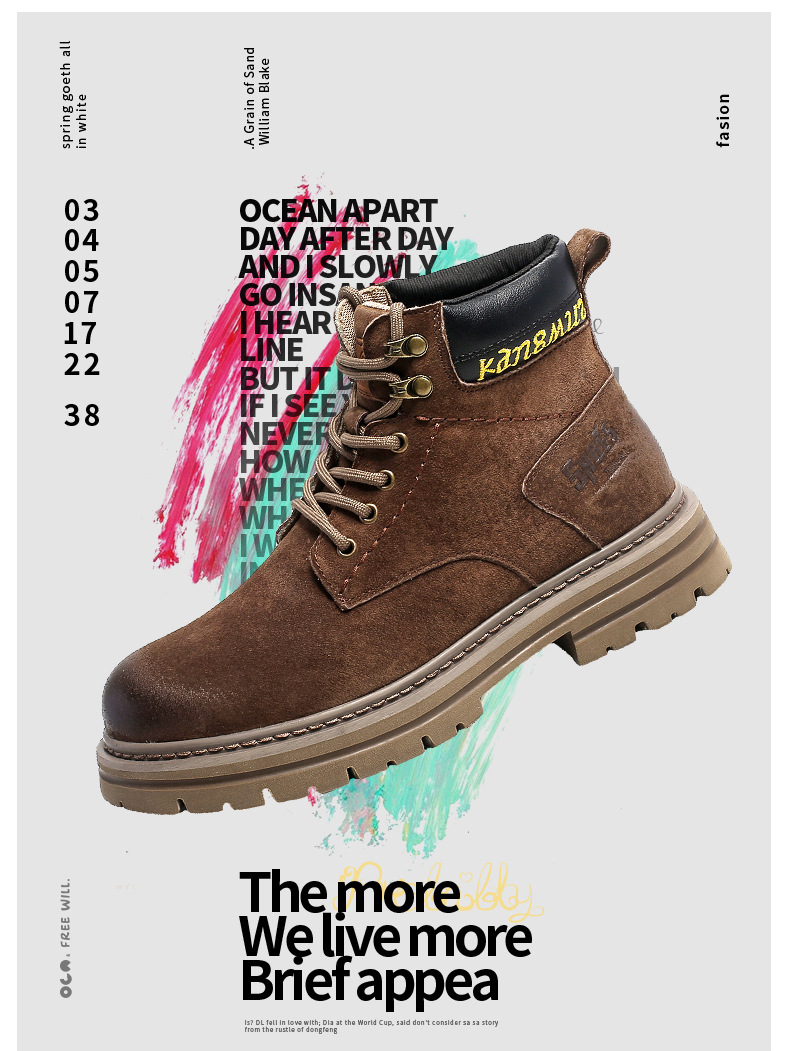 Chukka boots för herr i mocka casual retro outdoor skor_voghion.com