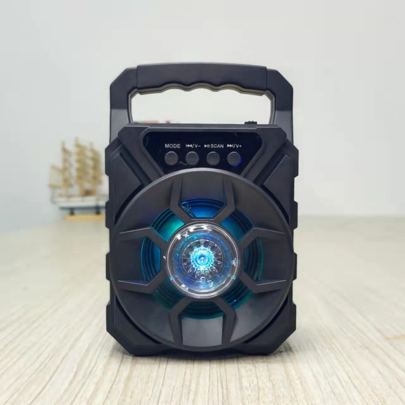 元のメーカーのミミ奇の新型の3寸のbluetoothのスピーカーは携帯カードのk歌のイルミネーションの屋外の広場のダンスの音響を持ちます。|undefined