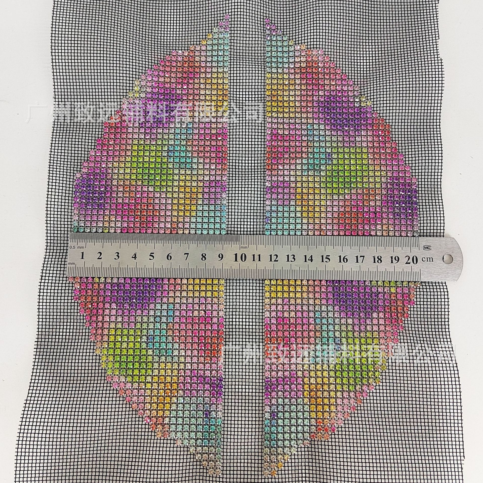 Venta directa de fábrica de malla de diamantes de imitación de 3 mm, decoración para zapatos, flores para zapatos, accesorios para la superficie de zapatos, accesorios de bricolaje para ropa, piezas de diamantes. image 3