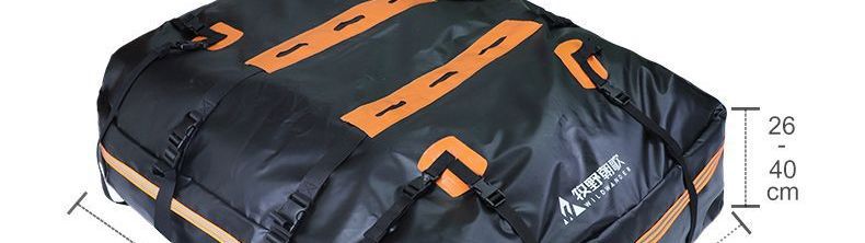 Roof bag, SUV roof bag, rainproof and waterproof roof bag, car luggage rack luggage bag, new rainproof model