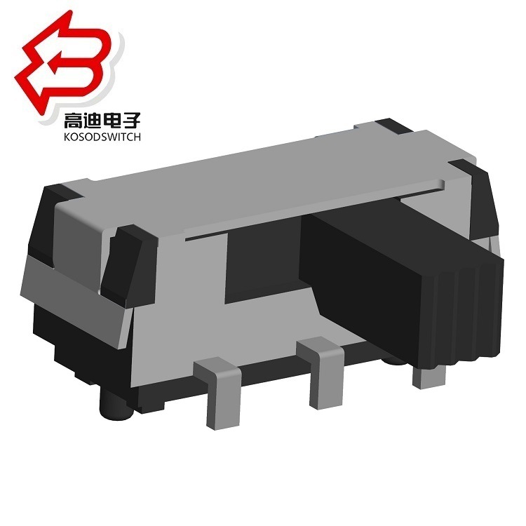 电器两档小型开关6脚 两档小型滑动开关2P2T 灯具小体积2档开关