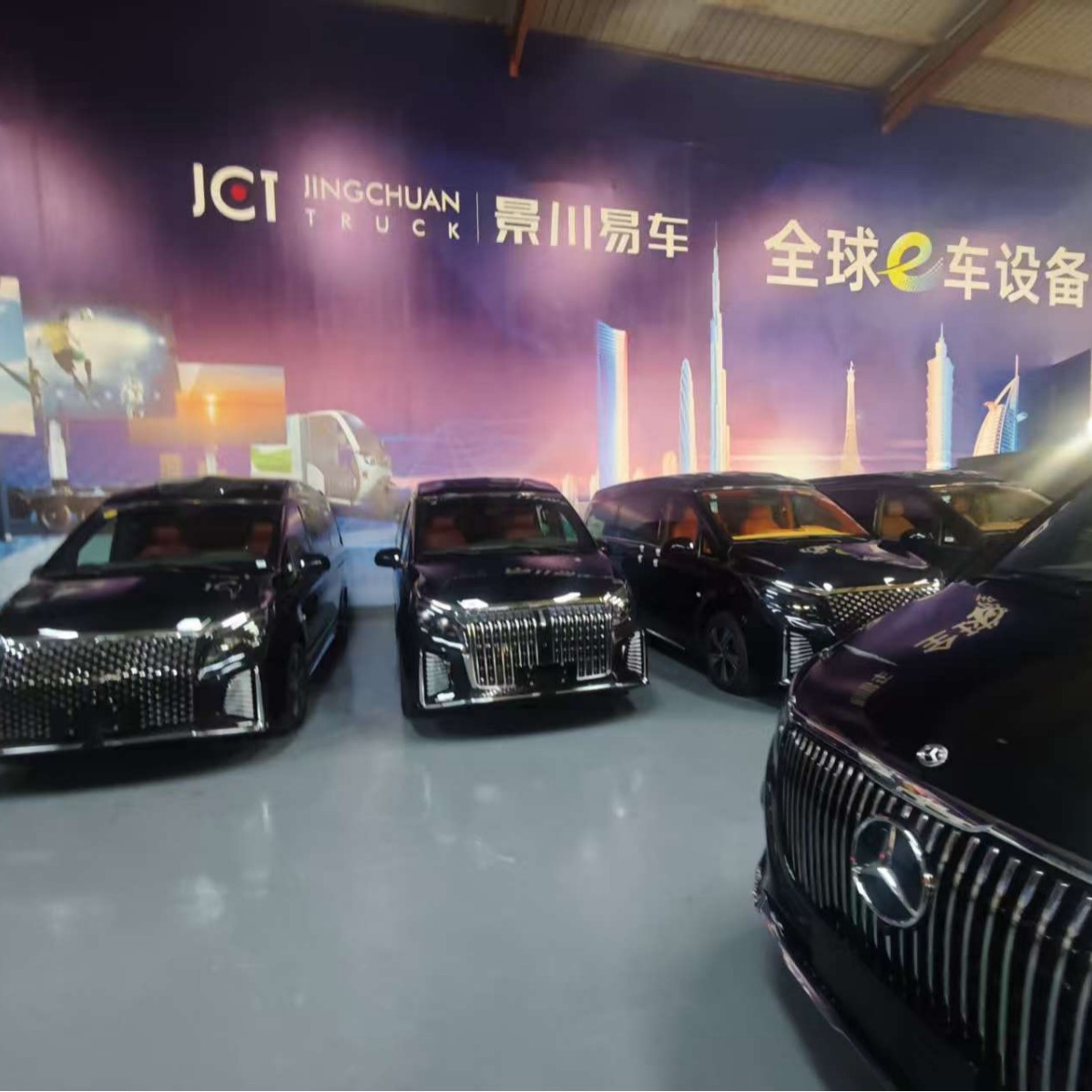 二手车豪华版房车旅居车奔驰V260商务车改装出口跨境适配BYD问界