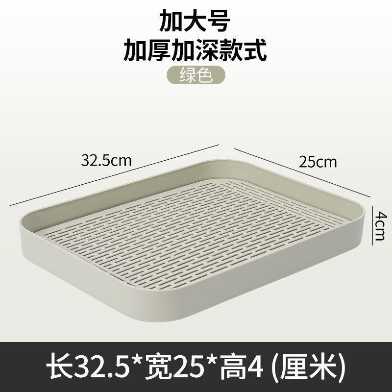 Tazas de doble capa bandeja de drenaje de agua sala de estar hogar taza de mesa taza de menú bandeja taza de almacenamiento profundizar estante de almacenamiento