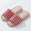 Summer non-slip slippers for beloved indoor, cotton and linen