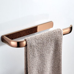 Electroplated rose gold simple brass towel ring towel bar bathroom bathroom hardware pendant wholesale price