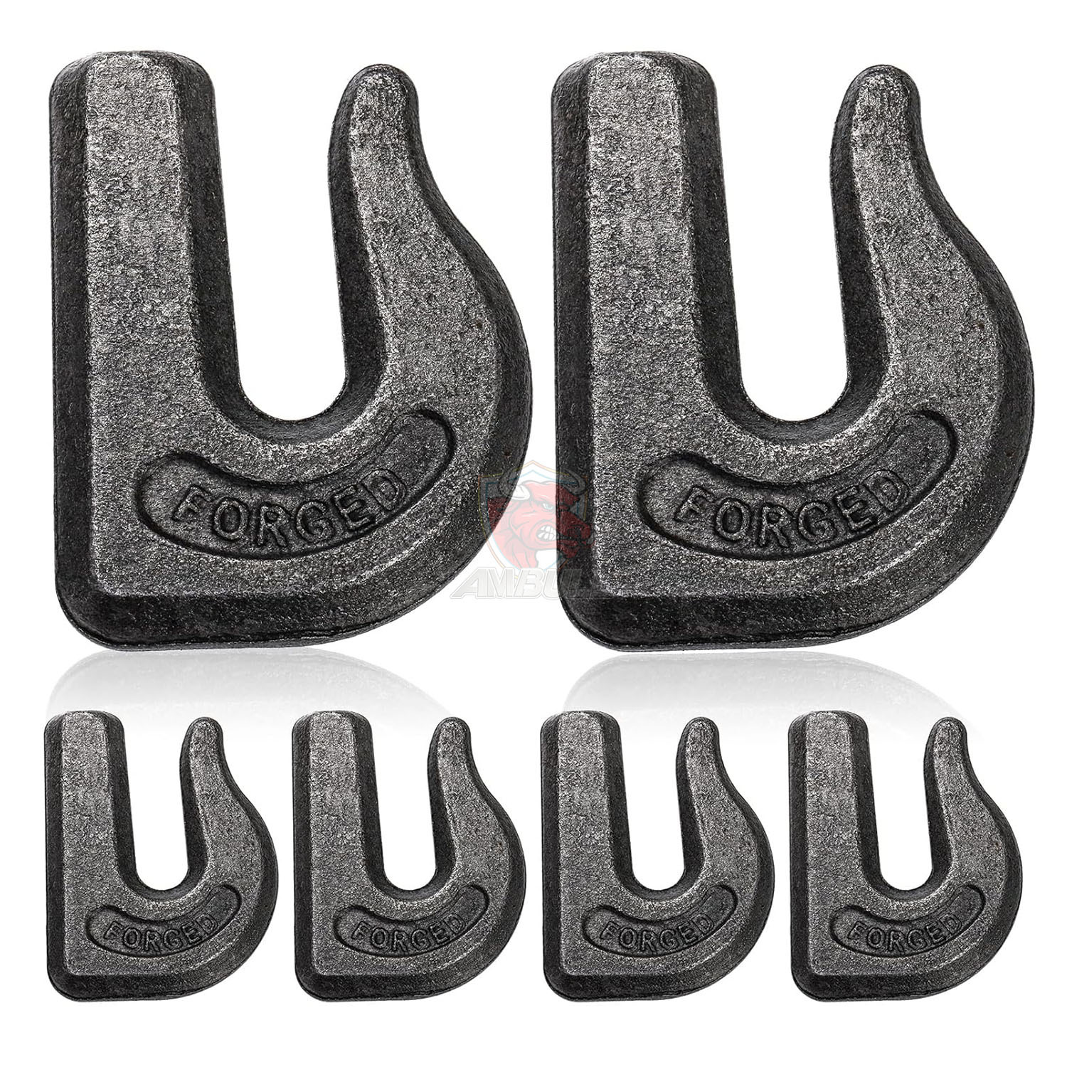 跨境焊接U型起重吊钩拖车牵引钩G70美式半钩锻造焊接抓钩量大优惠