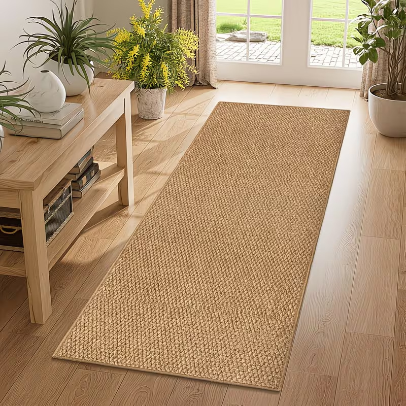 Cross-border faux sisal carpet in wabi-sabi style for living room, bedroom, balcony, bay window, and entryway, can be cut to size, dirt-resistant and easy to maintain Cross-border faux sisal carpet in wabi-sabi style for living room, bedroom, balcony, bay window, and entryway, can be cut to size, dirt-resistant and easy to maintain