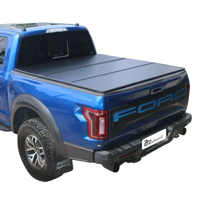 Cross-border Raptor F150 pickup roller shutter rear trunk cover RANGER hard tri-fold cover electric roller shutter car modification parts (Other Car Modifications) - raptor-f150-hard-70-off-cover