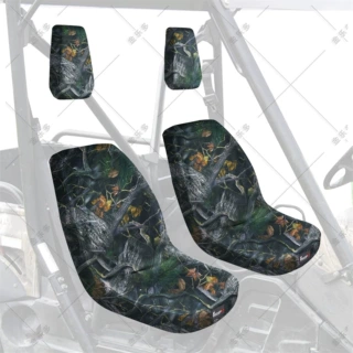 速卖通工厂定制2004-2021UTV Rhino主副驾防晒防水1680D座位套