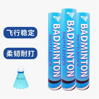 耐打王羽毛球台纤球头塑料学校训练球耐用防风耐用打室外高弹