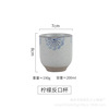 Japanese coffee cup, ceramics with glass, suitable for import, hand painting