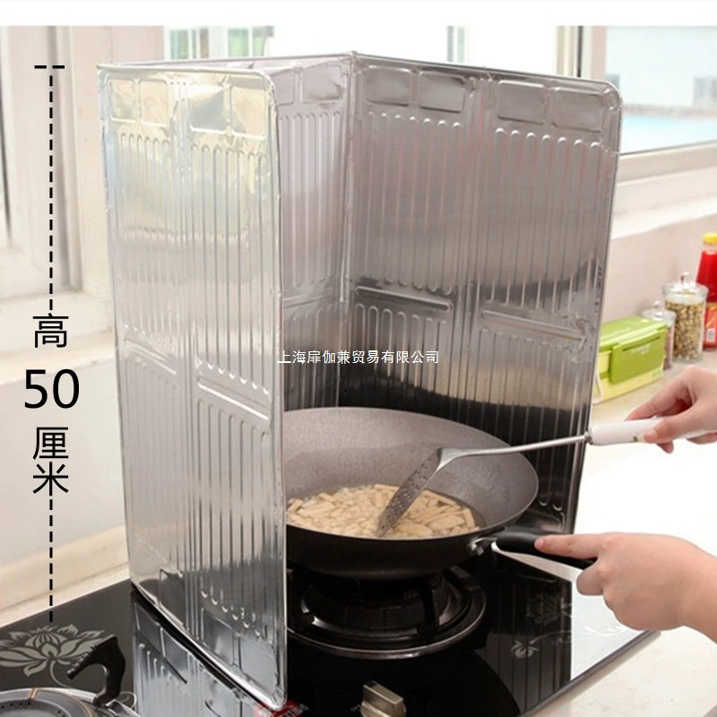 Бытовая перегородка для кухни, барьер для кулинарного масла, алюминиевая фольга, ветрозащитный огнестойкий масляный барьер, плита, большая теплоизоляционная масляная перегородка